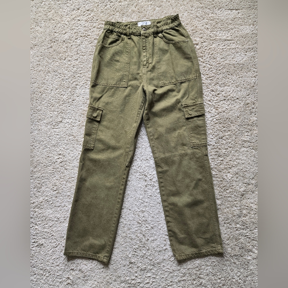 We The Free Green Cargo Jeans Womens 29
